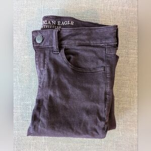 American Eagle Dark Purple Skinny Jeans